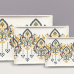 Orchid Radiant 3 Pcs Tray Set