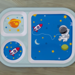 3 Partition Round Plate