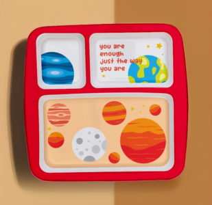 3 Partition Square Plate