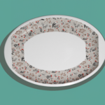 Pearls Rice Plate Gleam